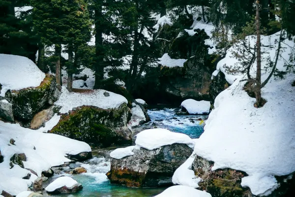 Chandanwari snow bridge Amarnath yatra base Pahalgam