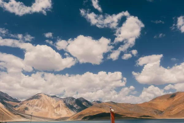 Pangong Lake turquoise waters