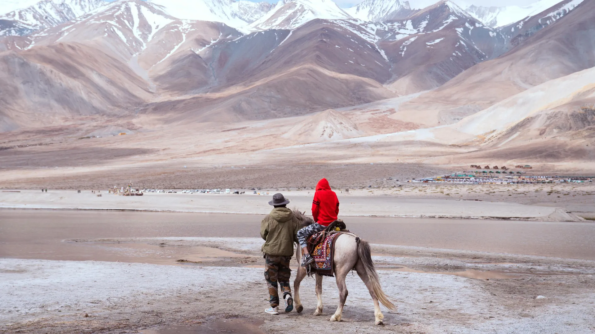 Horseback ride at Pangong Lake Ladakh