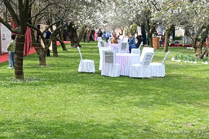 MICE dining setup in Kashmir