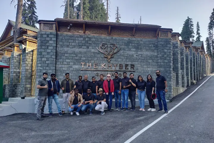 Group transport at Kashmir hotel
