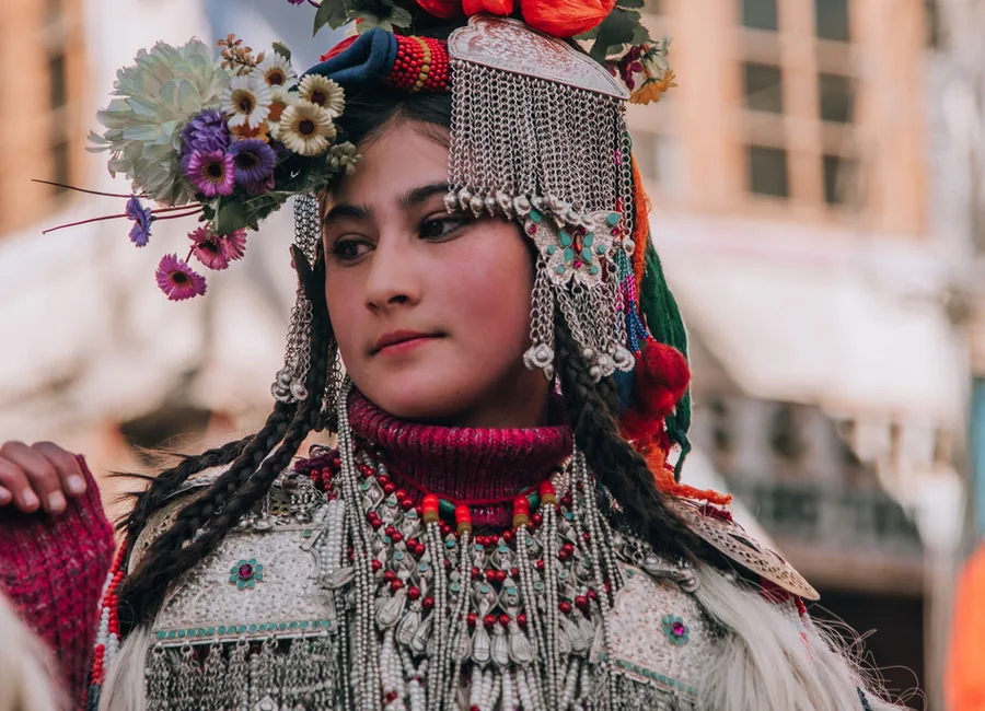 Traditional Kargil cultural attire