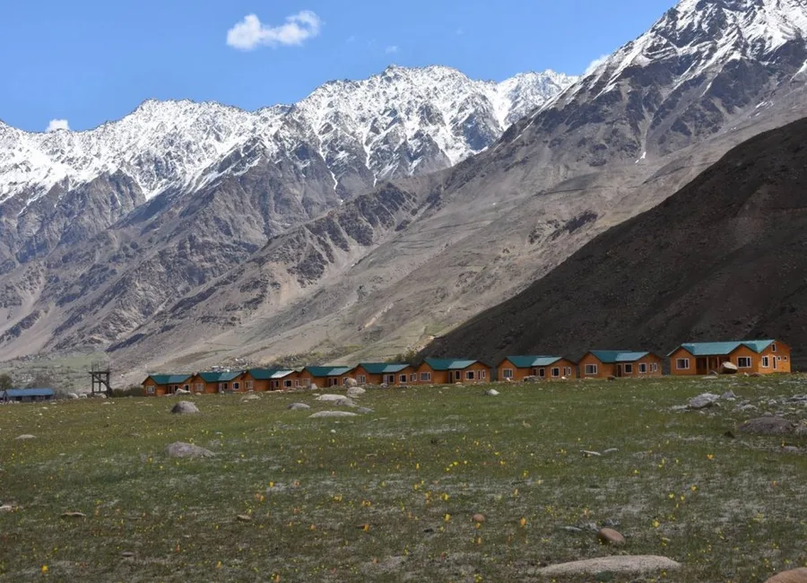 Suru Valley and Parkachik Glacier landscape